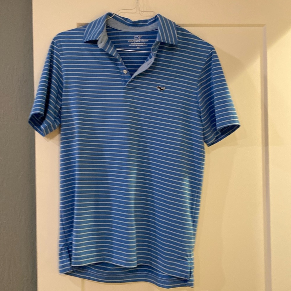 Vineyard Vines Men’s Performance Striped XS Polo Shirt